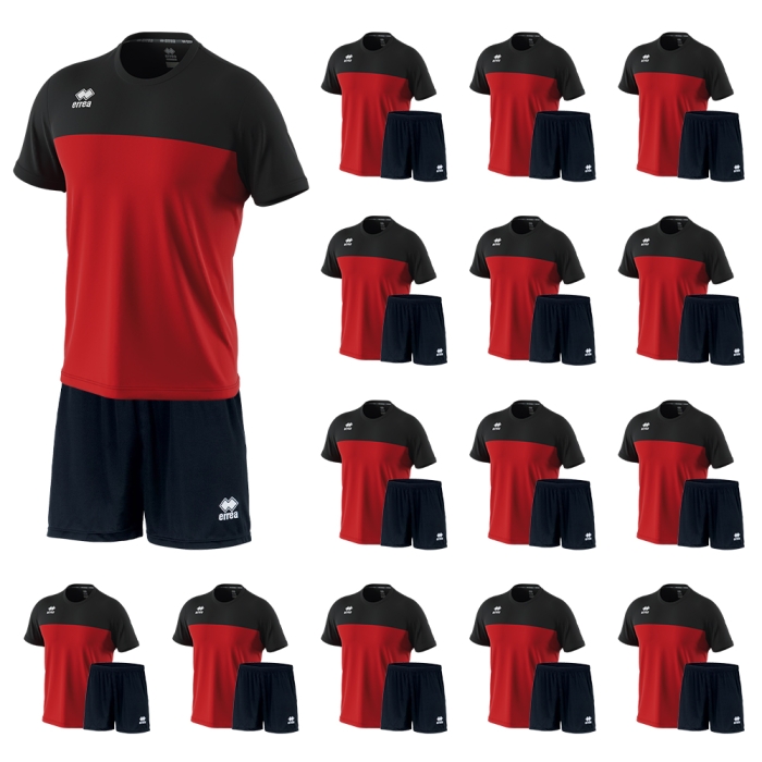 Black and red football jersey hotsell