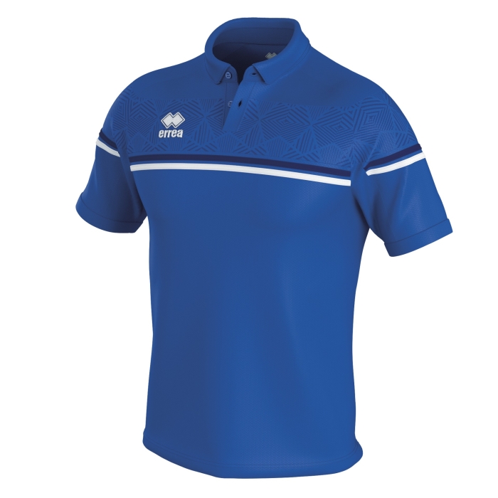 Errea Dominic Polo Blue Navy White